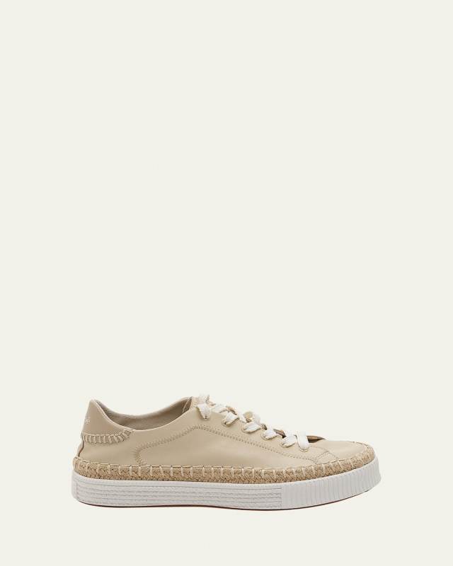 Telma Leather Espadrille Sneakers